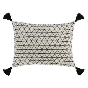 Classic Home RM Bree 14-inch x 20-inch Pillow, Ivory/Black (Set of 2)