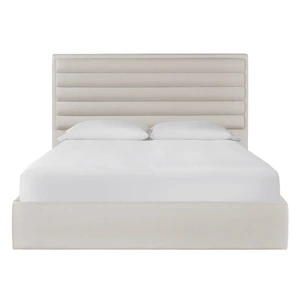 Universal Furniture Tranquility Fabric Panel Bed, Queen Size, Melborne Ivory