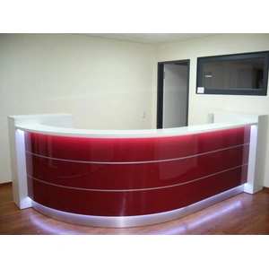 MDD Office Furniture Valde 126-inch Corner Reception Desk