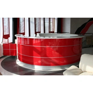 MDD Office Furniture Valde 126-inch Curved Reception Desk