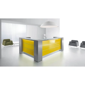 MDD Office Furniture Valde 86-inch Corner Reception Desk