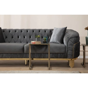 Galaxy Home Furnishings Vanessa Tufted Velvet Sofa