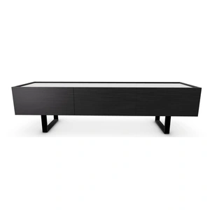 Calligaris Horizon Ceramic/Wood/Metal Customizable TV Stand w/Door & 2 Drawer & Metal Base