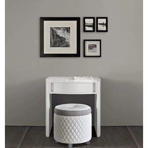 Camelgroup, Italy Dama Bianca Vanity Table A w/Drawer, White