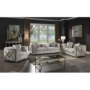 Galaxy Home Furnishings Velencia Velvet Living Room Set
