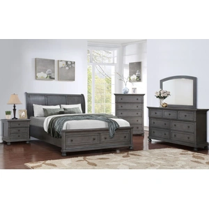 Bella Furniture SM Verona Wood Panel Bedroom Set w/Storage