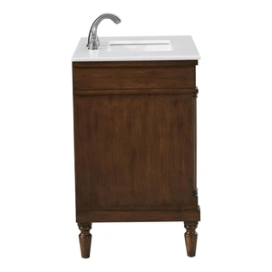 Elegant Lighting Lexington 30-inch Single Bathroom Vanity Set, Walnut