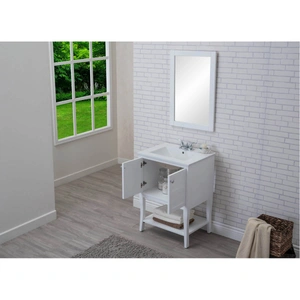 Elegant Lighting Mason 2 Doors Cabinet, White