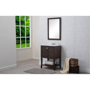 Elegant Lighting Mason 2 Doors Cabinet, Antique Coffee