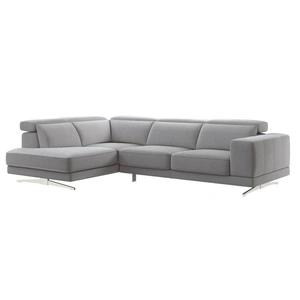 Modekraft Vigo Polyester Fabric Left Arm Chaise Facing Sectional Sofa