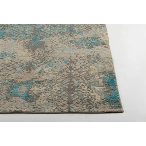 Chandra Vingel Wool/Viscose Rectangular Handmade Rug, Blue/Brown/Beige/Tan/Grey