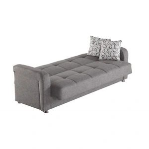 Bellona USA Vision Fabric Storage Sleeper Sofabed, Diego Gray