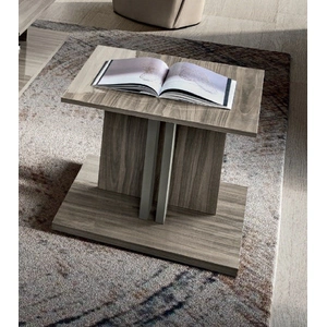 Camelgroup, Italy Volare Wood Veneer End Table, Grey
