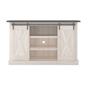 Ashley Furniture Dorrinson 53-inch Medium Industrial TV Stand - Gray & Charcoal, Two-tone