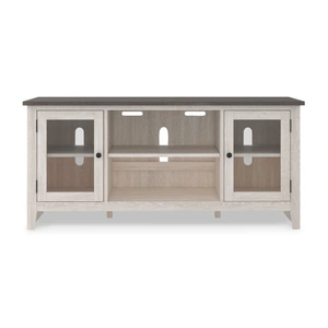 Ashley Furniture Dorrinson 63-inch Two-Tone Industrial TV Stand - Gray & Charcoal, Two-tone