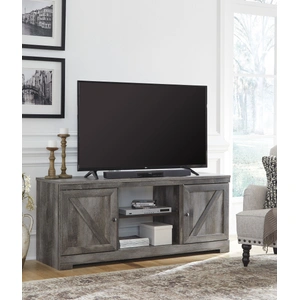 Ashley Furniture Wynnlow 63-inch Modern Farmhouse TV Stand - Weathered Gray, Gray