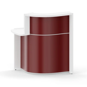 MDD Office Furniture Wave 34-inch Reception Desk w/Countertop, ADA Compliance