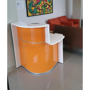 MDD Office Furniture WAVE Small Reception Desk w/Countertop