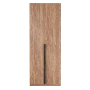 Manhattan Comfort Lee Freestanding Wardrobe Closet 2.0 w/1 Hanging Rod, 1 Shelf & 2 Drawers 