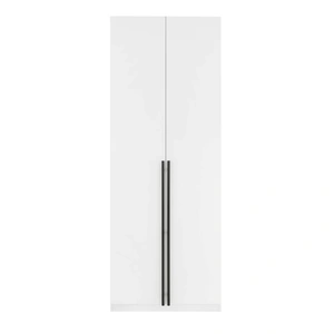 Manhattan Comfort Lee Freestanding Wardrobe Closet 2.0 w/1 Hanging Rod, 1 Shelf & 2 Drawers 