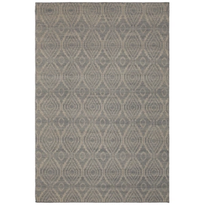 Chandra Winnie Wool Rectangular Handmade Rug, Grey/Silver