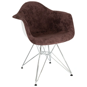 LeisureMod Willow Fabric Dining Chair