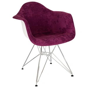 LeisureMod Willow Fabric Dining Chair
