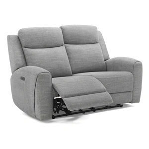 Beverly Hills Furniture Wonder Fabric Power Reclining Loveseat, Sky