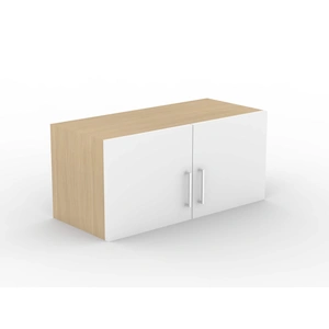NARBUTAS Uni Melamine Office Wall Mounted Shelf w/2 Doors