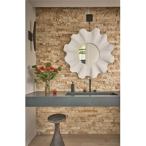 Universal Furniture Scallop Metal Mirror