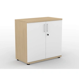 NARBUTAS Uni Melamine Office Lockable Cabinet w/Shelf & 2 Doors
