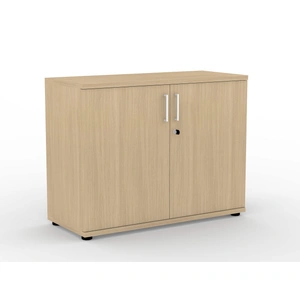 NARBUTAS Uni Melamine Office Lockable Cabinet w/Shelf & 2 Doors