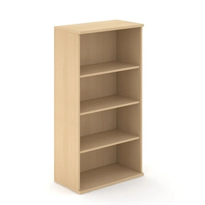 NARBUTAS Uni Melamine Office Bookcase w/4 Shelves