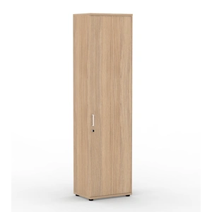 NARBUTAS Uni Melamine Office Lockable Cabinet w/Door & 5 Shelves