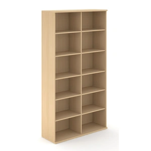 NARBUTAS Uni Melamine Office Bookcase w/12 Shelves
