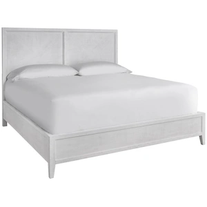 Universal Furniture Ames Wood Panel Bed, King Size, Rustic Oak
