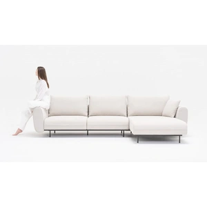 MDD Office Furniture Lotus 126-inch Office Lounge Sofa w/Right Chaise Facing