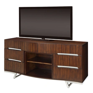 Dimplex SM Valentina Wood Media Console with Fireplace, Cherry