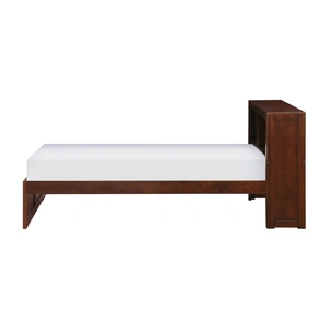 Homelegance Rowe Wood/Wood Veneer Bookcase Bed, Twin Size, Dark Cherry