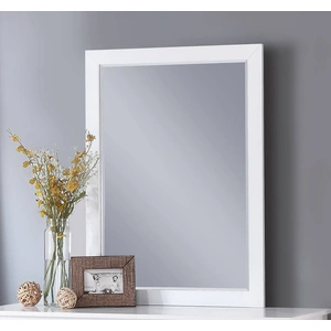 Homelegance Galen Wood Mirror, White