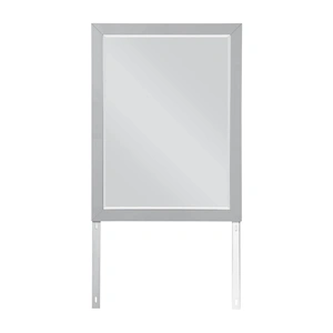Homelegance Orion Wood Mirror, Gray