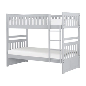 Homelegance Orion Wood Bunk Bed, Gray