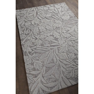 Chandra Yelena Wool Handmade Rug, Grey/Ivory