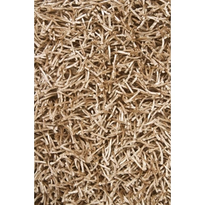 Chandra Zara Polyester Handmade Rug, 7'9-inch Round, Tan