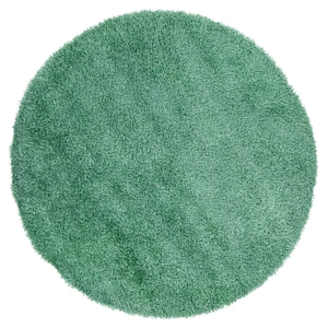 Chandra Zara Polyester Handmade Rug, 7'9-inch Round, Cyan