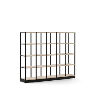 NARBUTAS Combus Office Freestanding Shelving Unit 5x4 with Small Shelves