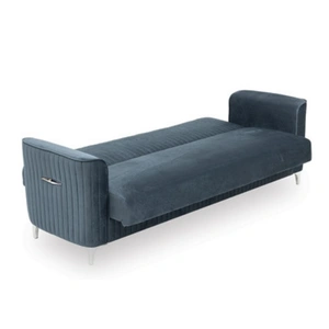 Casamode Zebra Microfiber Convertible Storage Sofa