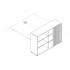 <b>BA3L08</b> - Tambour Doors Storage