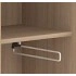 G1C077 - Shelf with pull-out metal hanging rail