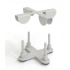 ASZ010 - Metal leg “X” (90°) and top joint